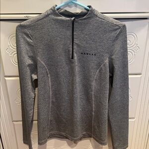 Oakley Heather Gray Performance Pullover
